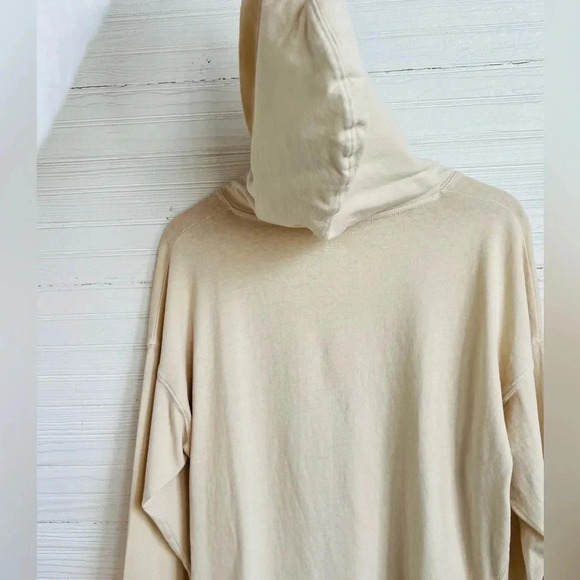 American Eagle Cream Hooded Pullover Top NEW Mens Size Small - Picture 7 of 12